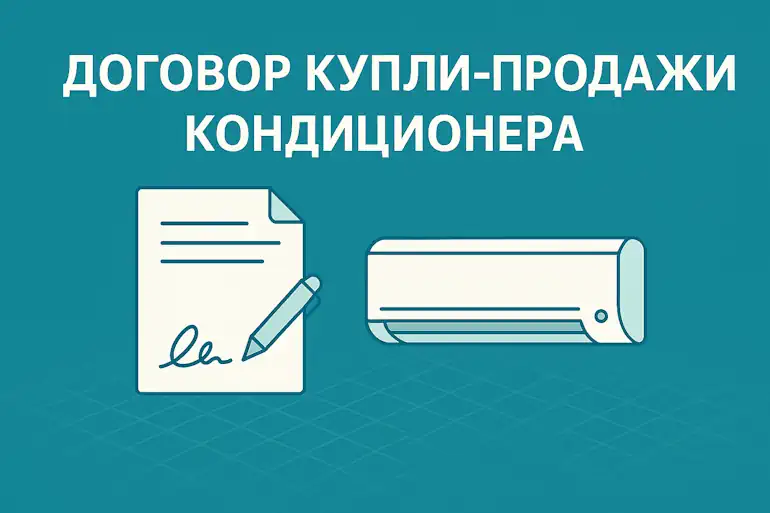 Договор купли-продажи кондиционера